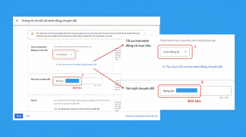 Đo đúng Conversion Rate đòi hỏi doanh nghiệp thiết lập sự kiện, key event và conversion chính xác