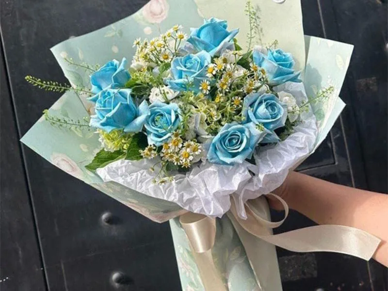 hoa hong xanh co y nghia gi giai ma nhung thong diep dac biet
